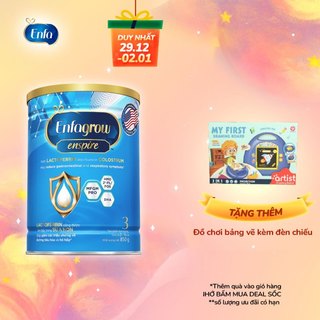  Sữa bột Enfagrow Enspire 3 850g hỗ trợ đề kháng với Lactoferrin dành cho trẻ từ 2-6 tuổi 