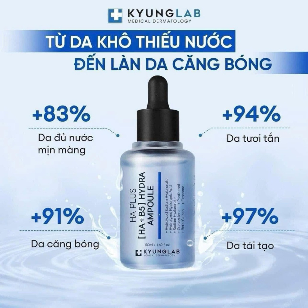 Serum Hab5 phục hồi cấp ẩm làm dịu da Kyunglab mẫu mới