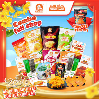   Tặng 1 gói bim bim tăm cay  Combo FULL SHOP Ăn Cùng Bà Tuyết gồm 17sản phẩm snack bim bim snack ướt-ĂNCÙNG BÀ TUYẾT M34 
