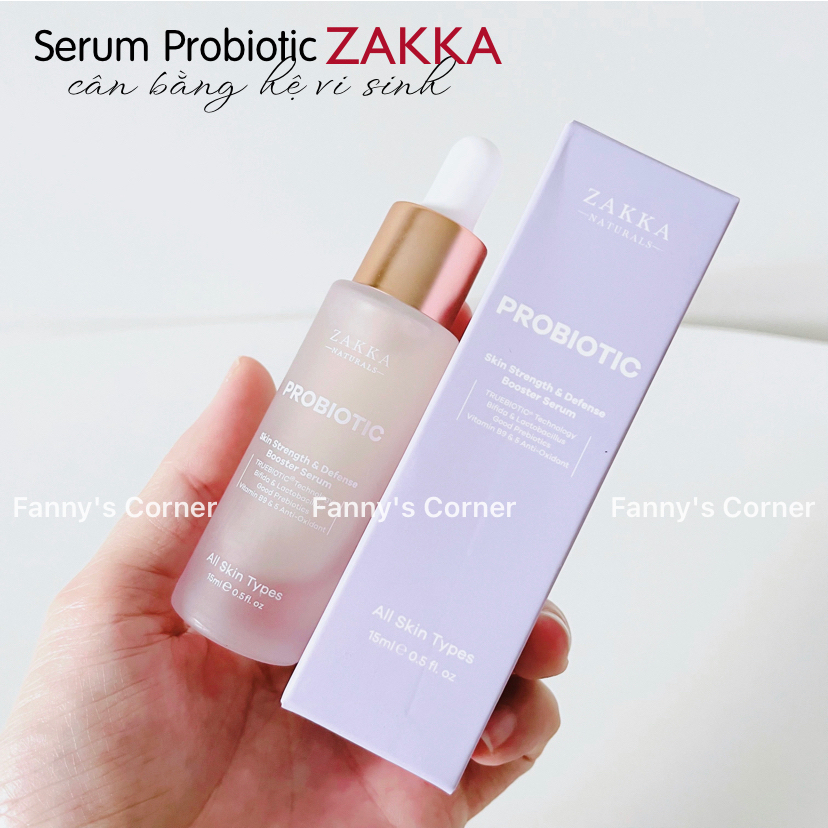 [CÓ HỎA TỐC] Tinh Chất Phục Hồi, Tăng Sức Đề Kháng, Khỏe Da Tự Nhiên Probiotic Zakka Naturals 15ml