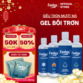  Gel bôi trơn Feelex Lubricant siêu trơn lâu khô lạnh an toàn 250ml 
