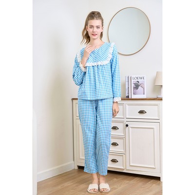 Bộ dài tay cổ tròn, chất kate cho Thu Đông BKD102W02
