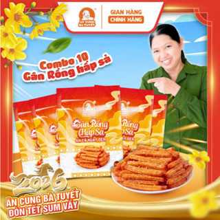  Combo 5 - 10 snack Gân Rồng Hấp Sả - ĂN CÙNG BÀ TUYẾT M4 