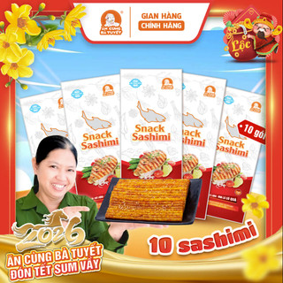  Combo 10 sashimi snack đồ ăn vặt - ĂN CÙNG BÀ TUYẾT M5 