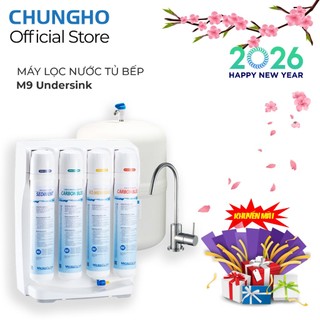  Máy Lọc Nước Tủ Bếp Chungho M9 Undersink Lắp Dưới Chậu Rửa Bộ Lọc Nguyên Khối Nhập Khẩu Hàn Quốc 