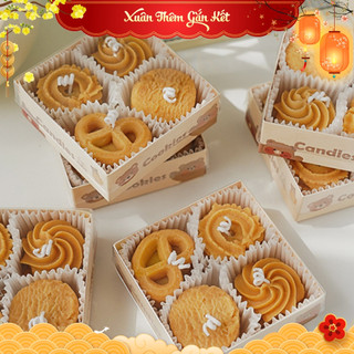  Set tealight nến thơm hình bánh quy Chillme decor phong cách Hàn Quốc quà tặng dễ thương handmade 