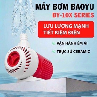  Máy bơm bể cá Baoyu BY10X tiết kiệm điện siêu êm chuyên dụng cho lọc tràn phun đài thác tiểu cảnh 