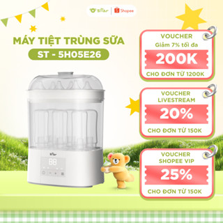  Máy Tiệt Trùng Bình Sữa Bear ST - 5H05E26 Tiệt Trùng Hơi Nước Sấy Khô Đa Năng 
