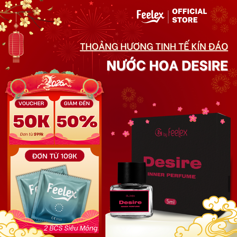 Nước hoa vùng kín C24 By Feelex Inner Perfume hương thơm quyến rũ ngọt ngào lọ 5ml