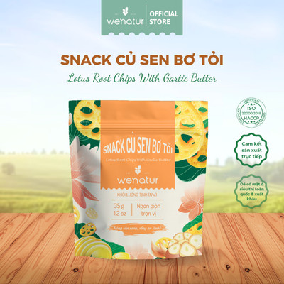 Snack Củ Sen Bơ Tỏi we'natur 35G [Bao bì mới]