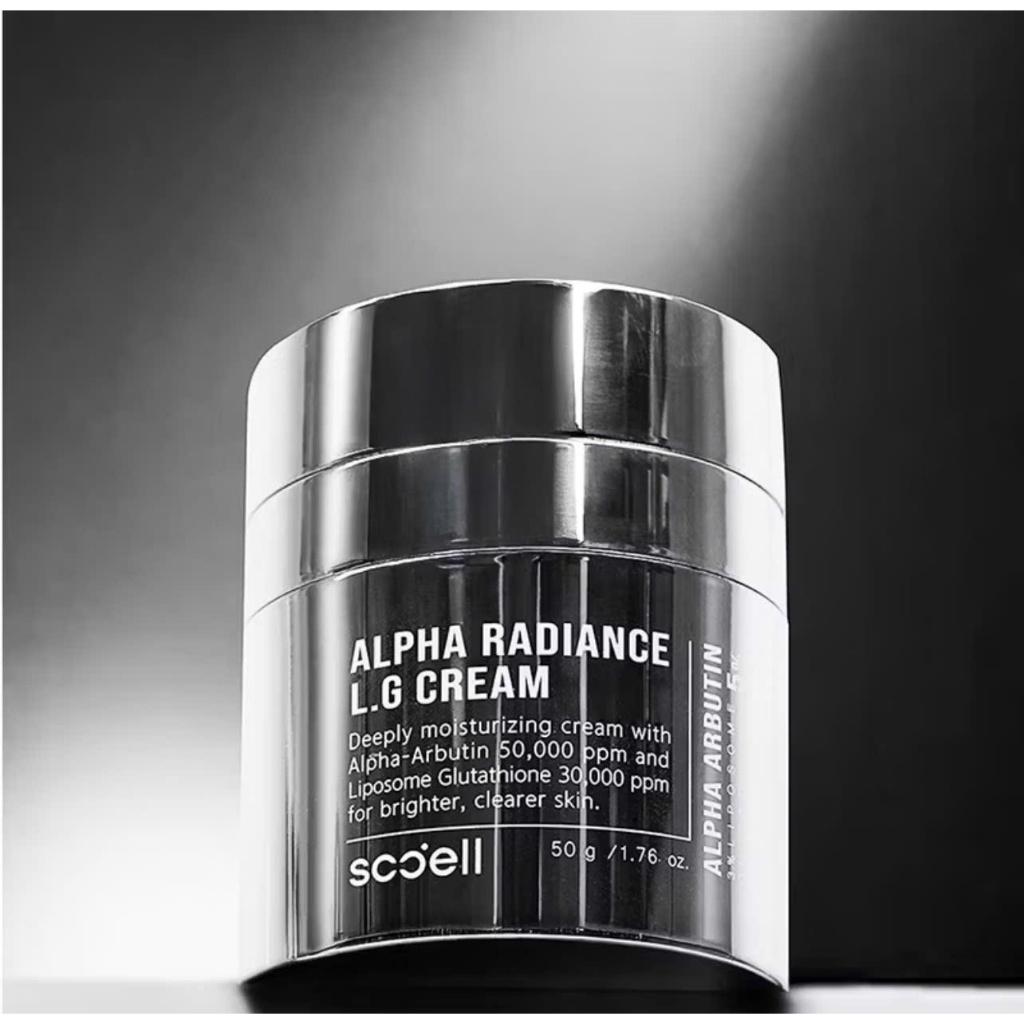 Kem dưỡng trắng da cao cấp Alpha Radiance L.G Cream Sccell Hàn Quốc 50ml