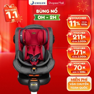  Ghế ngồi ô tô CHILUX SAFE 360 cao cấp cho bé sơ sinh - Thanh chống lật an toàn góc nằm rộng rãi 