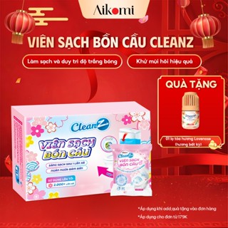  Combo Viên sạch bồn cầu CleanZ chai thả bồn cầu sạch khuẩn tẩy sạch mảng bám khử mùi diệt vi khuẩn toilet 