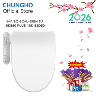  Nắp bồn cầu điện tử ChungHo B350 Plus – Rửa nước ấm sấy khô sưởi ấm nhập khẩu Hàn Quốc 