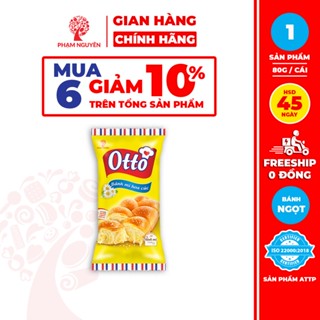 [MUA 6 GIẢM 10%] Bánh mì Hoa Cúc Mini Otto Phạm Nguyên - Otto Mini Brioche Tressée 80g | Bánh mì tươi | Đồ ăn vặt
