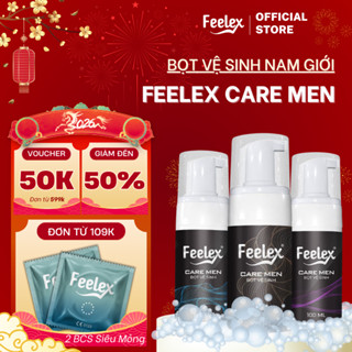 Bọt vệ sinh nam giới Feelex Care Men hương thơm nam tính, sang trọng lọ - 100ml