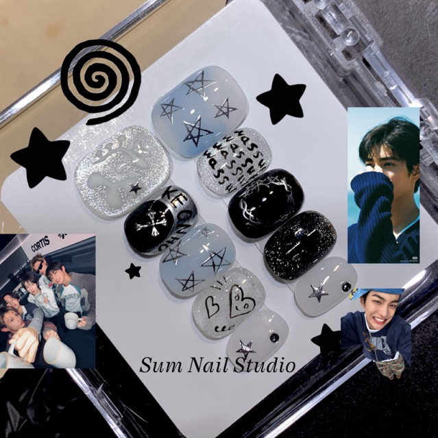 S53 Nail box Keonho Cortis , móng úp vibe cortis , nail nam nữ Sum Nail Studio
