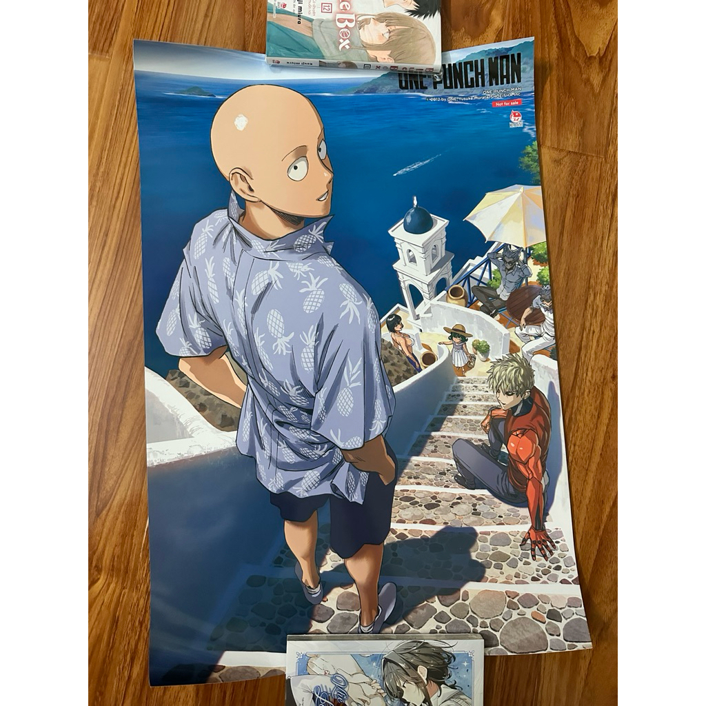 poster one punch man mua sớm combo 30