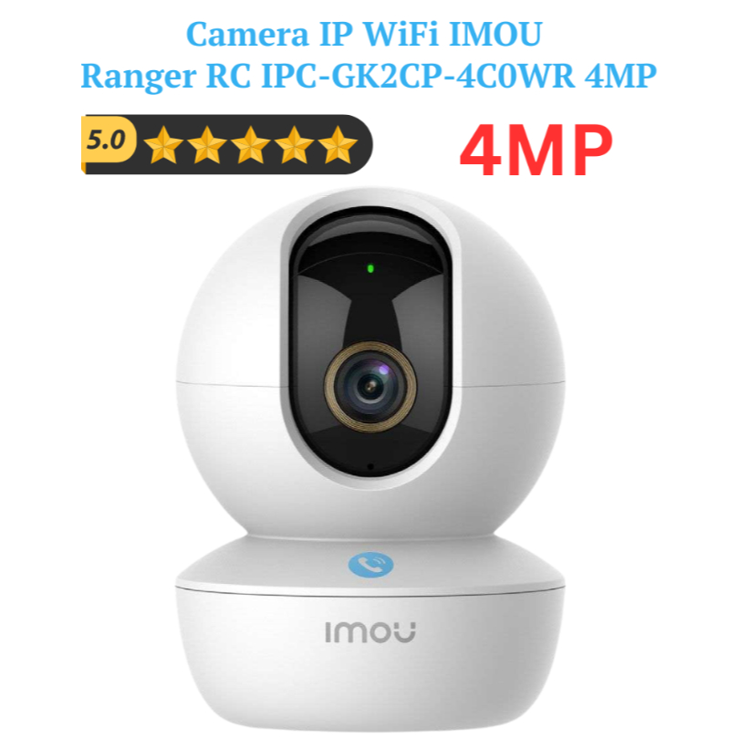 Camera IP WiFi IMOU Ranger RC IPC-GK2CP-4C0WR 4MP, đàm thoại 2 chiều, nút Call gọi điện qua áp thông