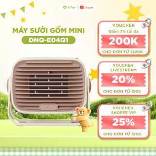  Máy Sưởi Gốm Mini Bear DNQ - E04Q1 Quạt Sưởi Mini Cho Bé Treo Tường Để Bàn Làm Việc Giường Sưởi Ấm Chân Tay 