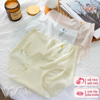  Combo 10 Quần Lót Nữ Cao Cấp Su Cạp Cao Hoa Tulip Không Viền Không Đường May Tàng Hình Gợi Cảm QL103 