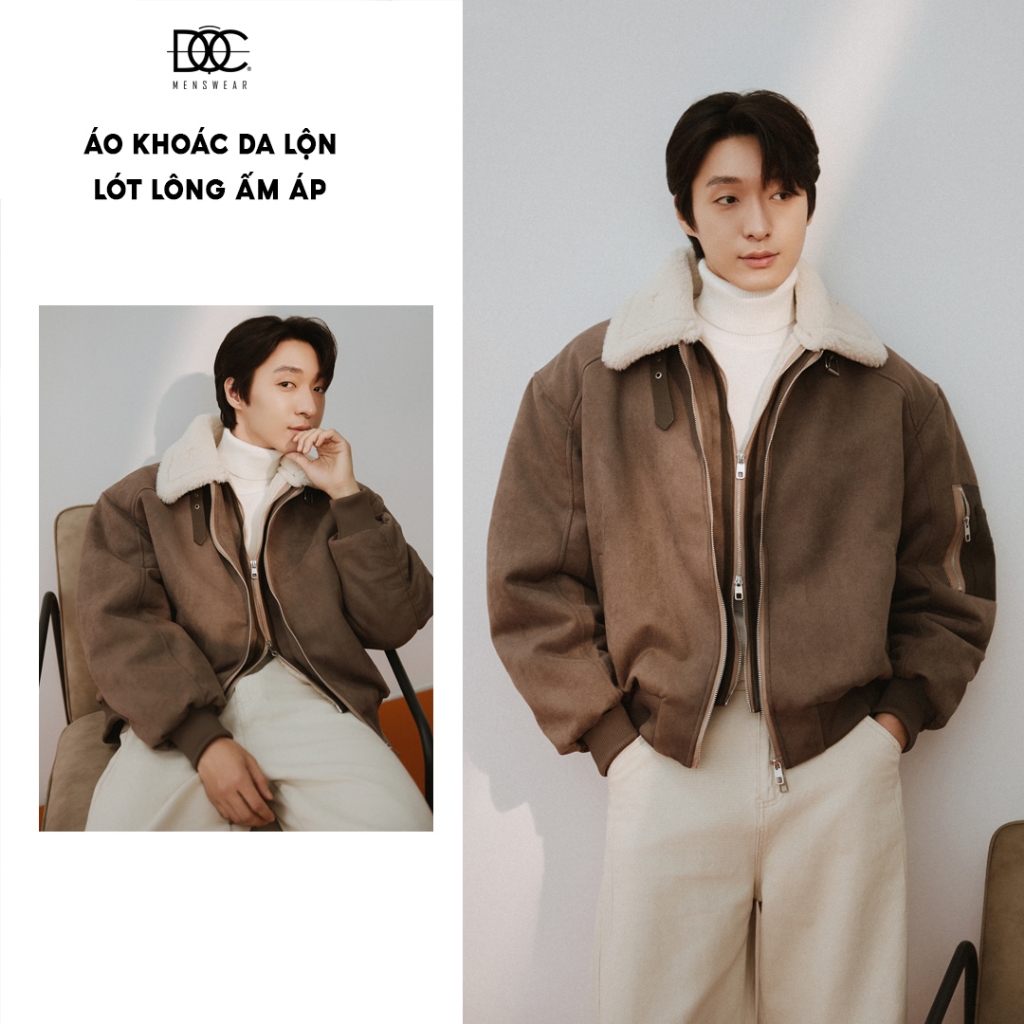 ÁO KHOÁC LÓT LÔNG NAM ĐỘC MENSWEAR - AK478
