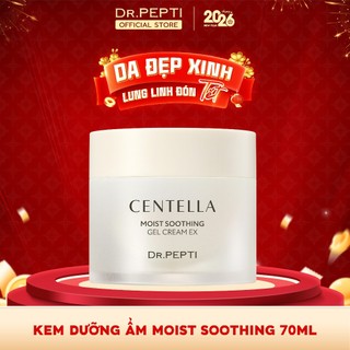  Kem Dưỡng Ẩm Da Dr.Pepti Centella Moist Soothing Gel Cream Chiết Xuất Rau Má Làm Dịu Cấp Ẩm Da 70ml 