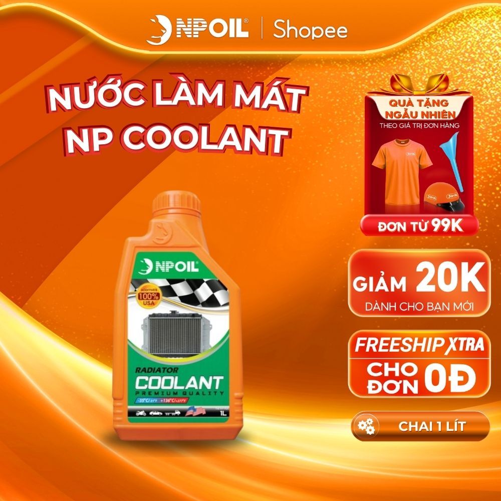 Nước làm mát động cơ NPOIL COOLANT chai 1 lít