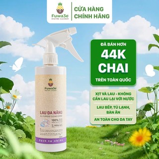  Bình Xịt Tẩy Lau Đa Năng Fuwa3e Hương Nhu 500ml Lau Kính Lau Bếp Và Nhiều Bề Mặt 