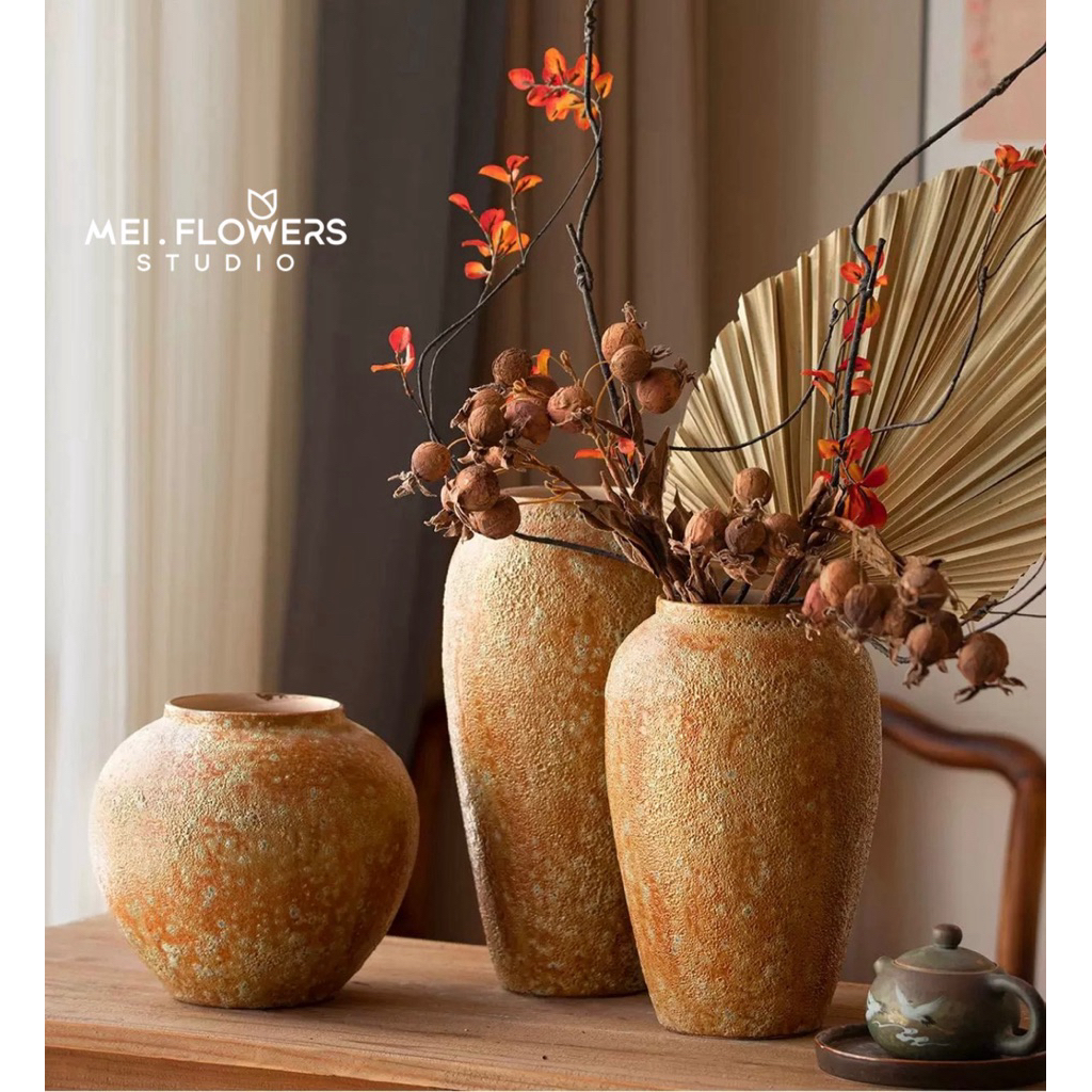 Bộ Sưu Tập Gốm KOKORO Thủ Công Phong Cách Wabi Sabi / KOKORO Vase