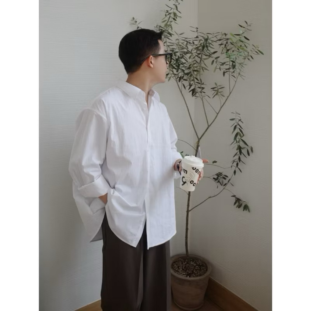 SƠ MI TRẮNG OVER S01 ĐUÔI TÔM