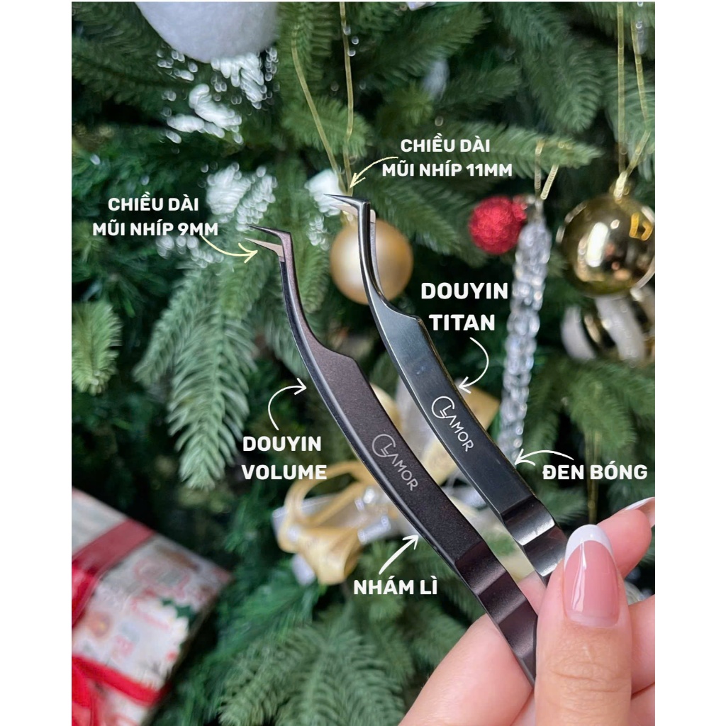 Nhíp volume douyin Glamor, nhíp douyin titan Glamor, nhíp douyin mỏ hạc Glamoreyeash -Nhíp HaMee