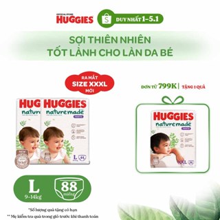  Combo 2 Tã Quần Huggies Platinum Nature Made L44 