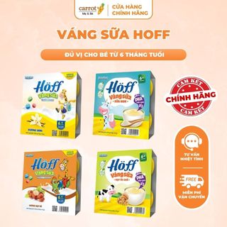 Váng Sữa Hoff Hỗ Trợ Tăng Đề Kháng, Cung Cấp Vitamin Dưỡng Chất Cho Bé Từ 6 Tháng Vỉ 4 Hộp