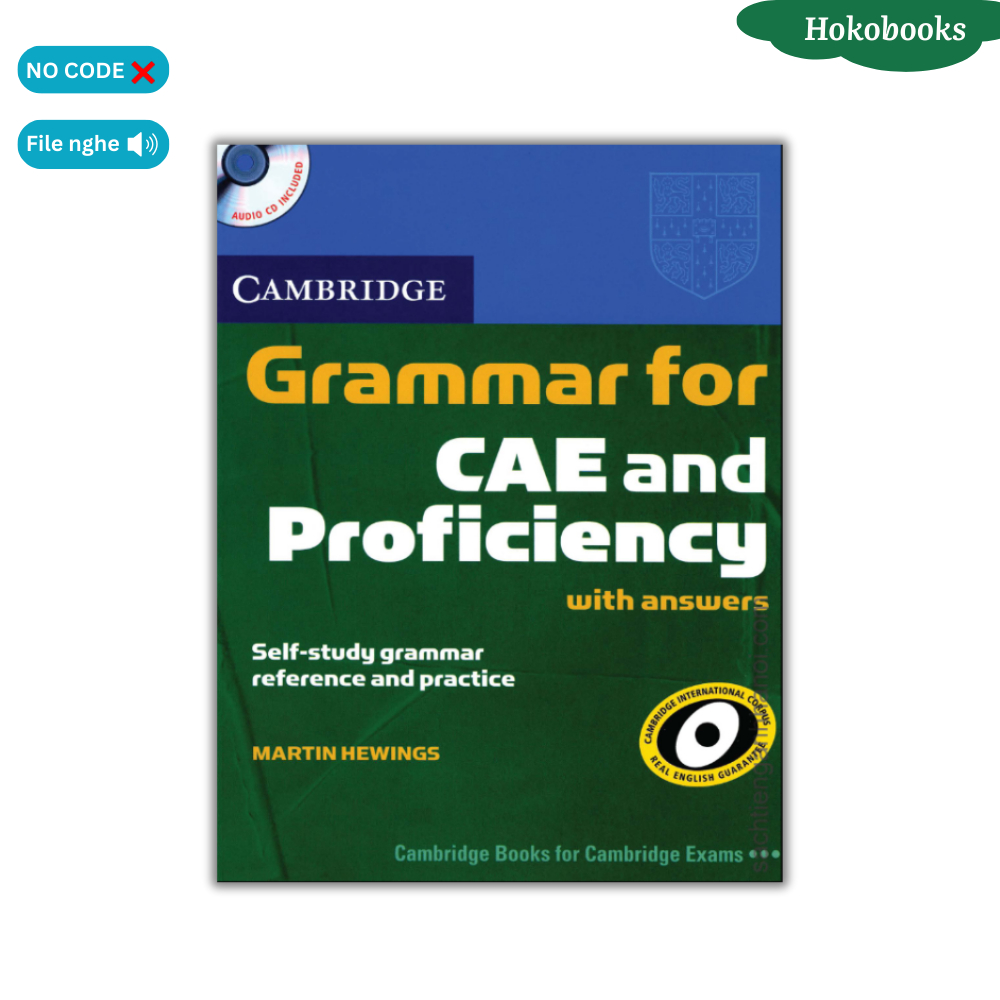 Sách - Grammar for CAE and Proficiency with answers ( 2009) - Bản in lazer đẹp, tặng file nghe