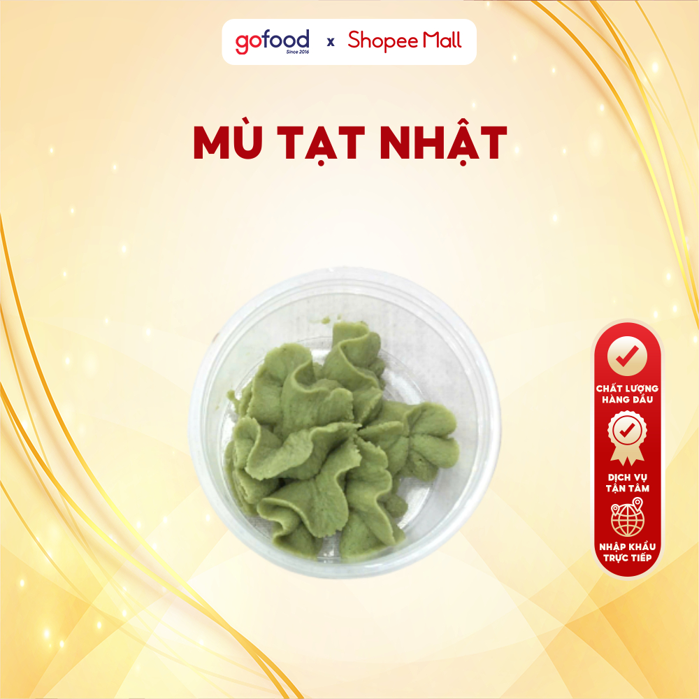 [Hỏa Tốc HN] Bột Mù Tạt Nhật Wasabi Marui Cay Nhẹ 15gr Ăn Kèm Sashimi, Sushi, Salad,.. - Gofood