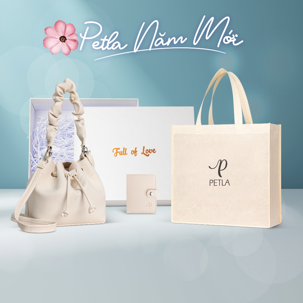 Túi nữ cầm tay dây rút Petla LN09