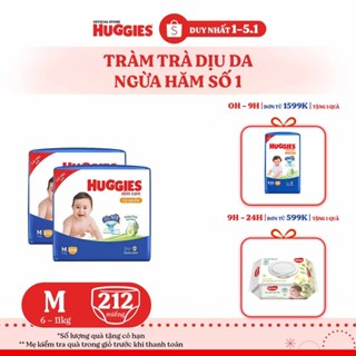   Hannah Olala 10.10  Combo 2 Tã quần Huggies Skincare Mega Jumbo M106 L96+8 XL84+4 XXL76+4 