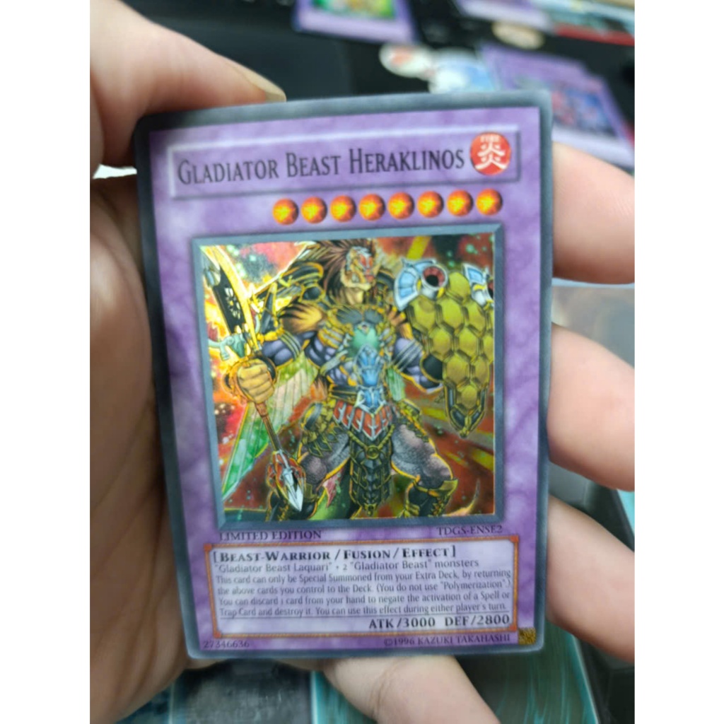 [ 20251217 Q ] Thẻ bài Yugioh Gladiator Beast Heraklinos TDGS-ENSE2