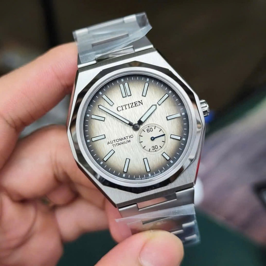 Đồng hồ nam dây thép Citizen Zenshin 60 Automatic Super Titanium NK5020-58P