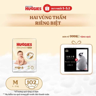  Tã quần Huggies Skin Perfect Mega Jumbo M98+4  L88+4 XL72+4 XXL64+4 với 2 vùng thấm giảm kích ứng da 