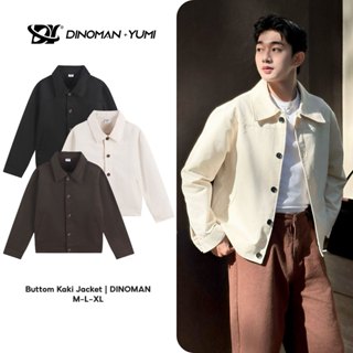  Áo Khoác Kaki Cúc Cài DINOMAN Thanh Lịch Dày Dặn Đứng Form Tôn Dáng Hottrend Thu Đông 2025 AK013 