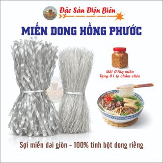   1kg tặng chẳm chéo  Miến Dong Hồng Phước Điện Biên - Miến Sạch Không Chất Bảo Quản - Mì Gói 