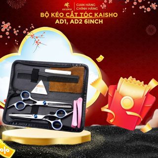 Bộ Kéo Cắt Tóc KAISHO - AD1 AD2 6.0 Inch Hàng Chất Lượng Kéo Cắt Tóc Gia Đình Học Viên Thợ Tóc 