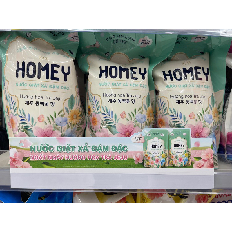 Sỉ nước giặt xả Homey, túi 3,4kg