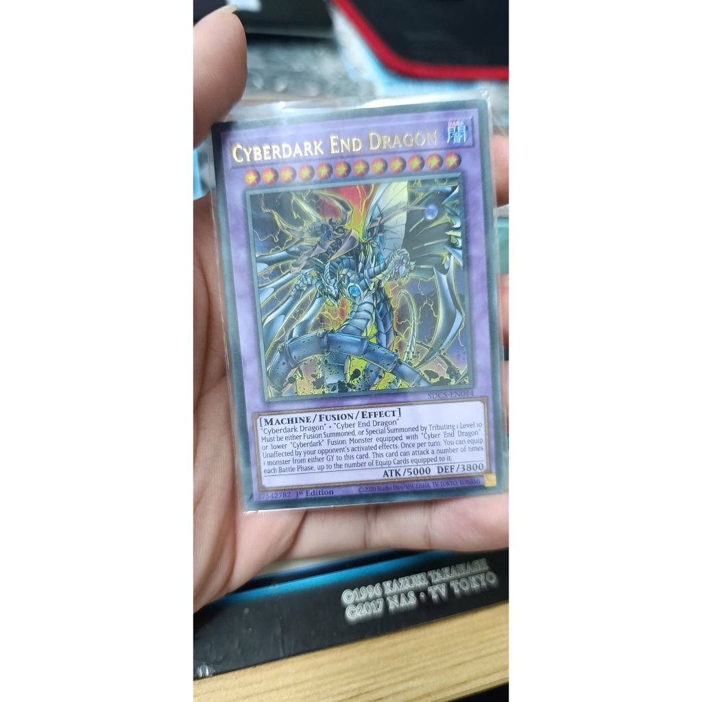 [ 20251217 Q ] Thẻ bài Yugioh Cyberdark End Dragon SDCS-EN044
