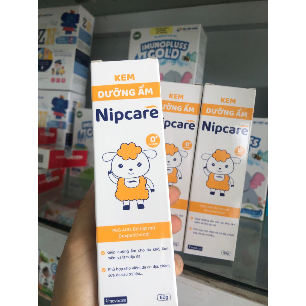 dưỡng ẩm dùng được cho  bé 0 tháng tuổi. nipcare