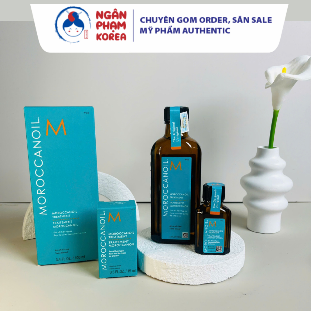 Tinh dầu dưỡng tóc Moroccanoil Treatment Original l Ngân Phạm Korea