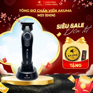  Tông Đơ Chấn Viền AKUMA M21 Máy Khoẻ Pin Tốt Chấn Cạo Viền Kẻ Đường Dành Cho Thợ Tóc Chuyên Nghiệp 