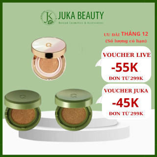  Phấn nước Glamrr Q Long Wear DD  Vegan Super COVER  GLOW Cushion 